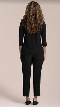 Suitable Split Sleeve Top, 3/4 Sleeve