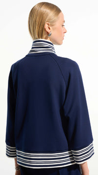 Joseph Ribkoff Scuba Jersey Jacket and Pull-On Culotte Pants