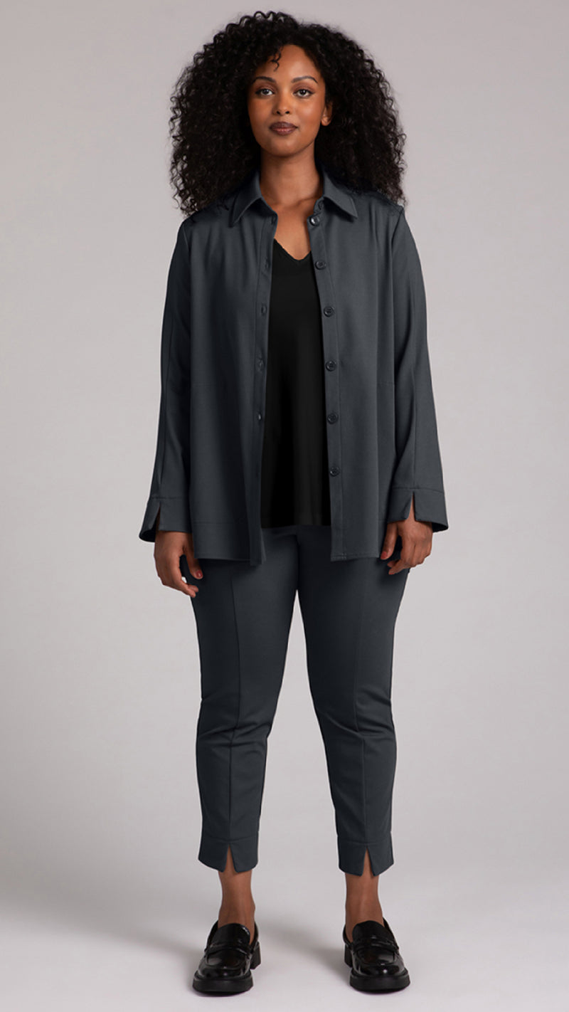 Hepburn Shacket, LT WT Ponte (Sale)
