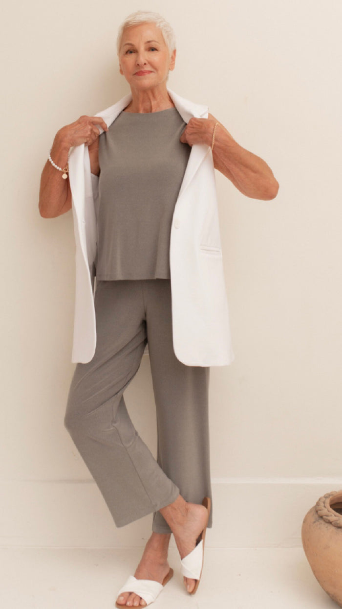 Ponte Sleeveless Jacket (SALE)