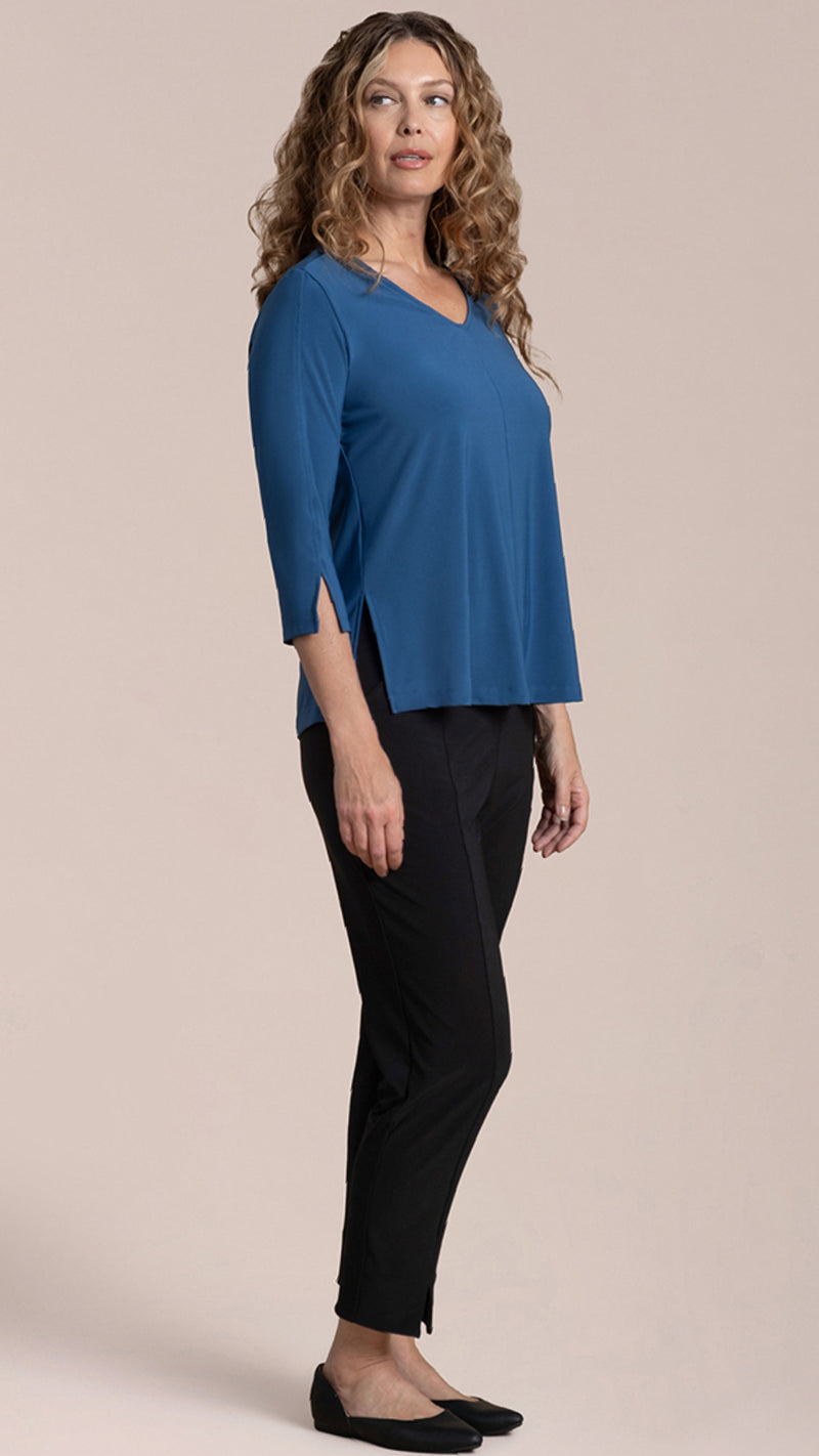 Suitable Split Sleeve Top, 3/4 Sleeve