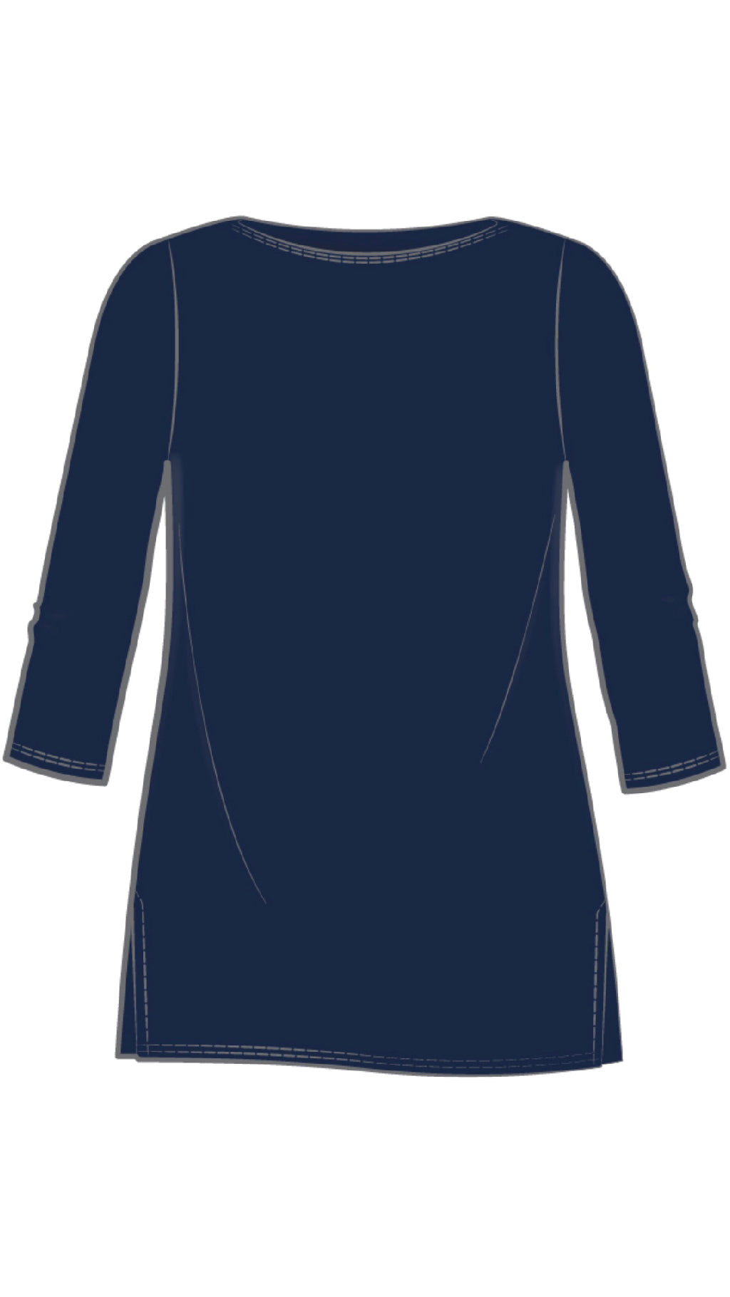 Nu Ideal Tunic 3/4 Sleeve (selected color on sale)