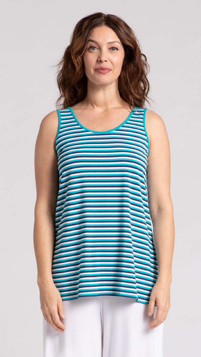 Bamboo Reversible Go to Tank Relax-Print