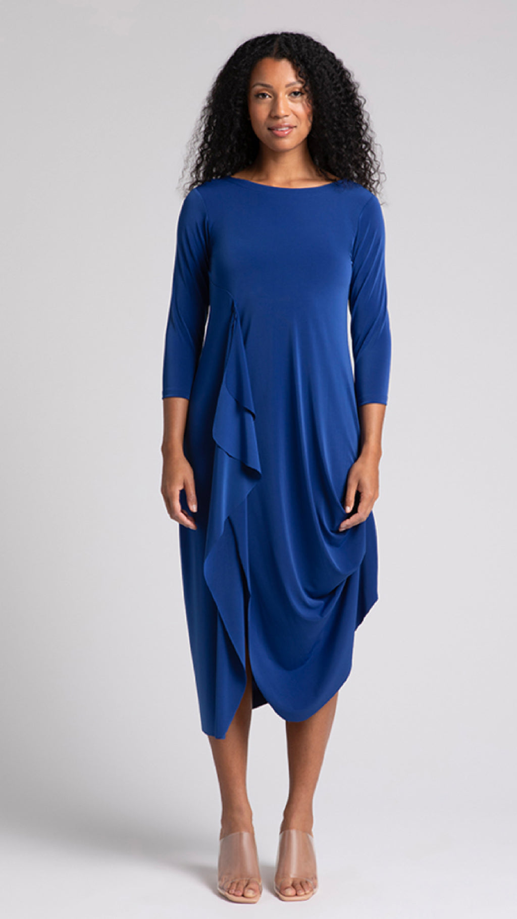 Drama Dress, 3/4 sleeve (Selected Colours on Sale)