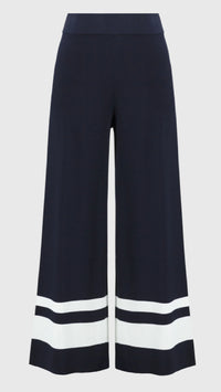Joseph Ribkoff placement Stripe Sweater Knit Culotte