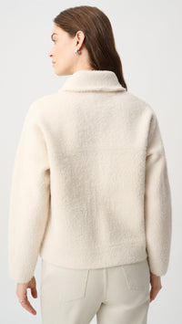 Joseph Ribkoff Detachable Faux Fur Collar Jacket