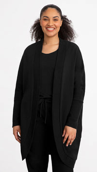 Bamboo Fleece Cocoon Cardi