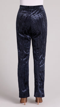 Straight Leg Pant, Crinkle Velvet (Sale)
