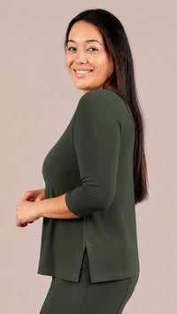 Nu Ideal Top, 3/4 Sleeves