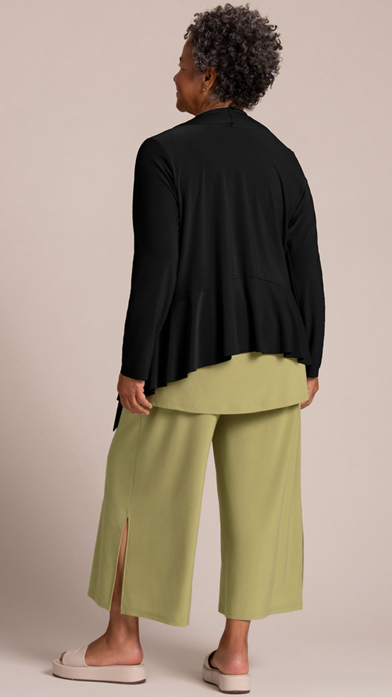 Splice Roll Neck Cardigan