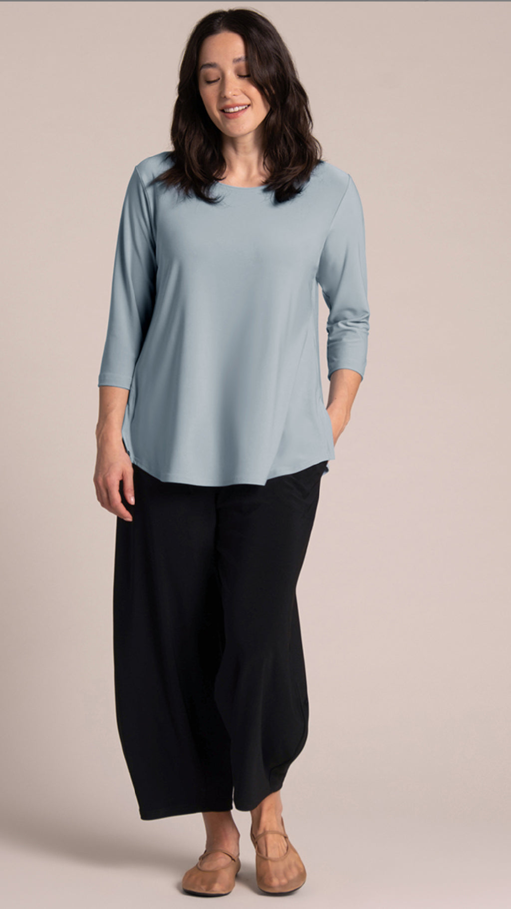 Go To Classic T-Relax, 3/4 Sleeve-Solid Colours (Con’t…)