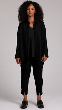 Hepburn Shacket, LT WT Ponte (Sale)