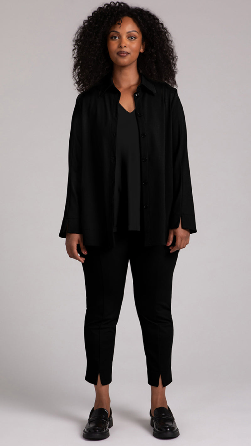 Hepburn Shacket, LT WT Ponte (Sale)