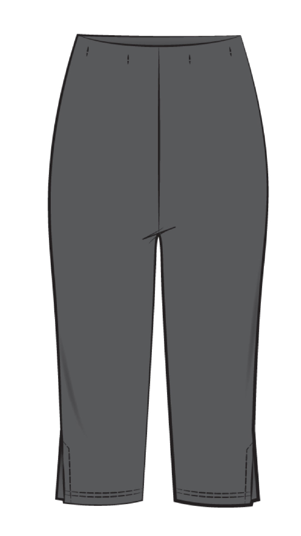 Narrow Pant Short