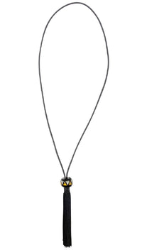 Bliss by Zsiska Cord/Necklace W/ Bead And Tassel