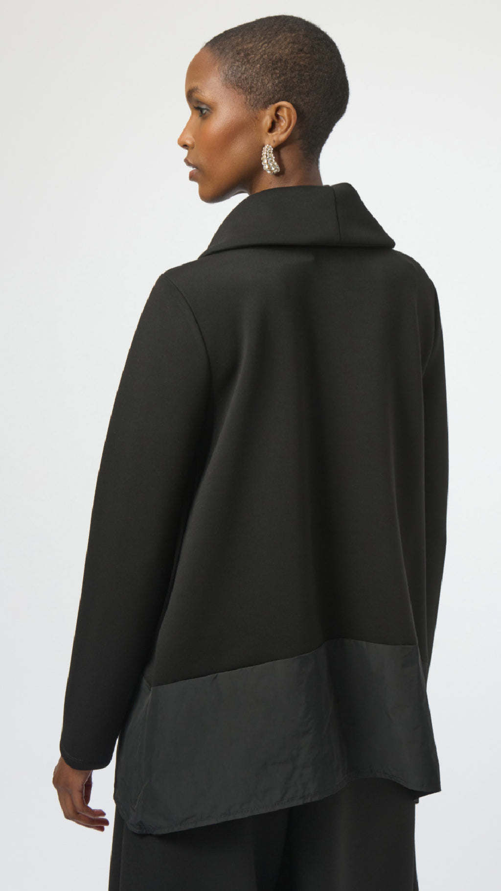 Joseph Ribkoff Scuba Jersey and Memory Trapeze Tunic and Balloon Pants