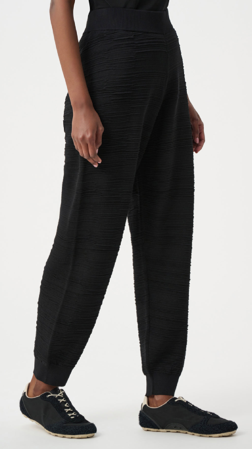 Joseph Ribkoff Sweater Knit Mock-Neck Cocoon Sweater And Pull-On Jogger Pants