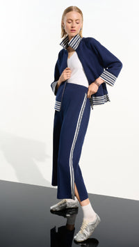Joseph Ribkoff Scuba Jersey Jacket and Pull-On Culotte Pants