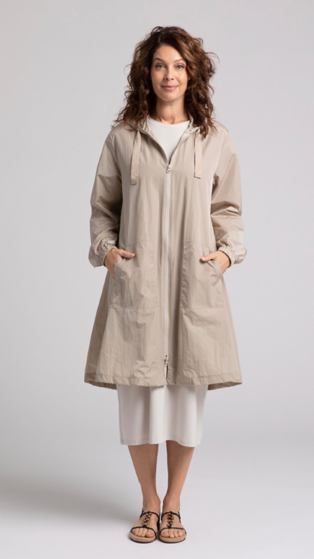 Convoy Zip Front Hooded Rain Jacket (Sale)