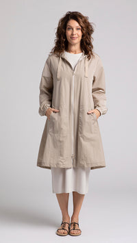 Convoy Zip Front Hooded Rain Jacket (Sale)