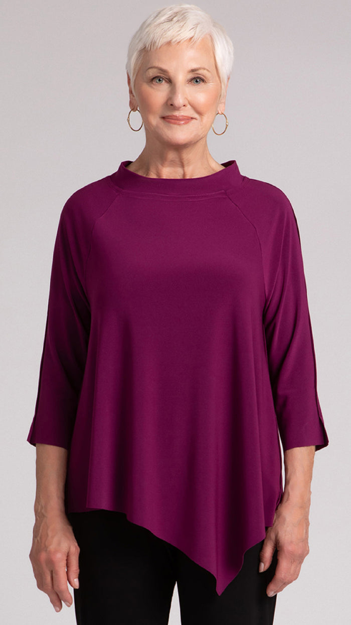 Raglan Hanker Chief Top, 3/4 Sleeves (Sale)