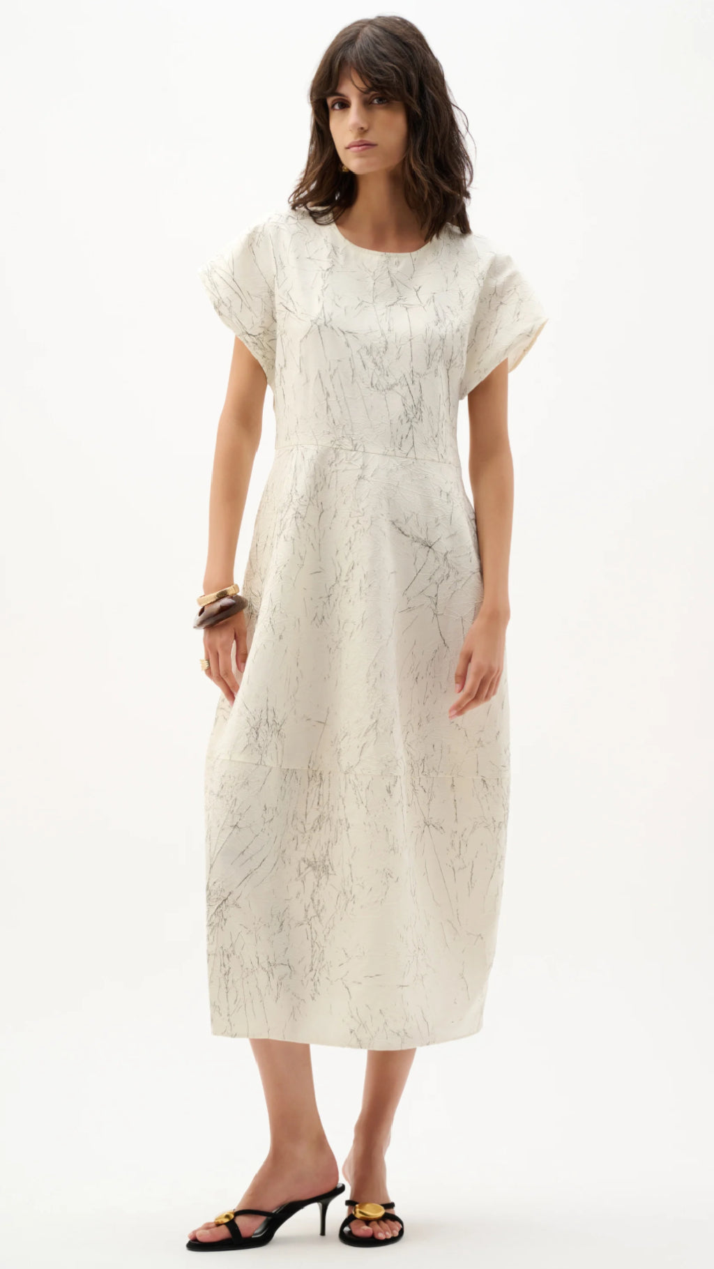 Joseph Ribkoff Novelty Abstract Print Cocoon Dress
