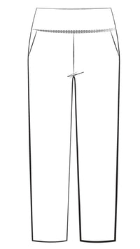 Straight Leg Pant with Yoke