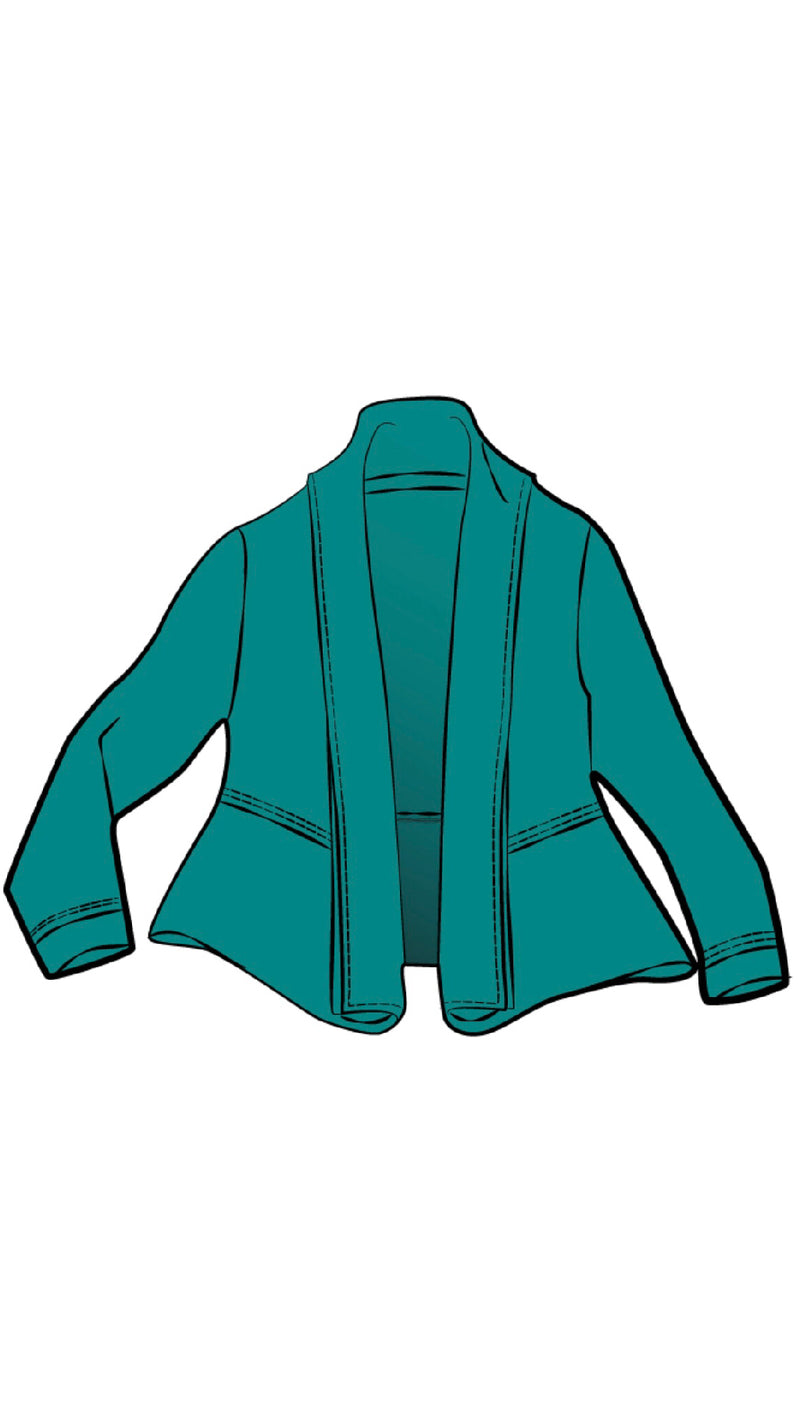 Splice Roll Neck Cardigan