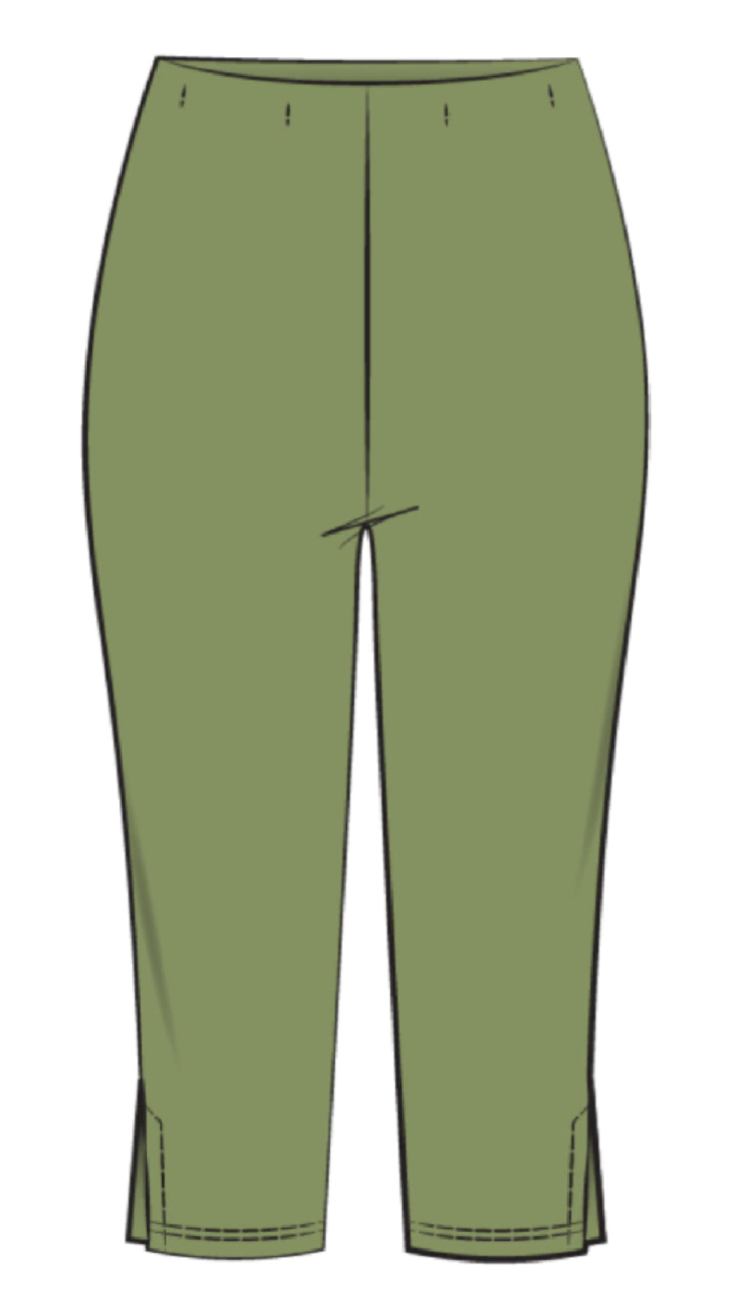 Narrow Pant Short