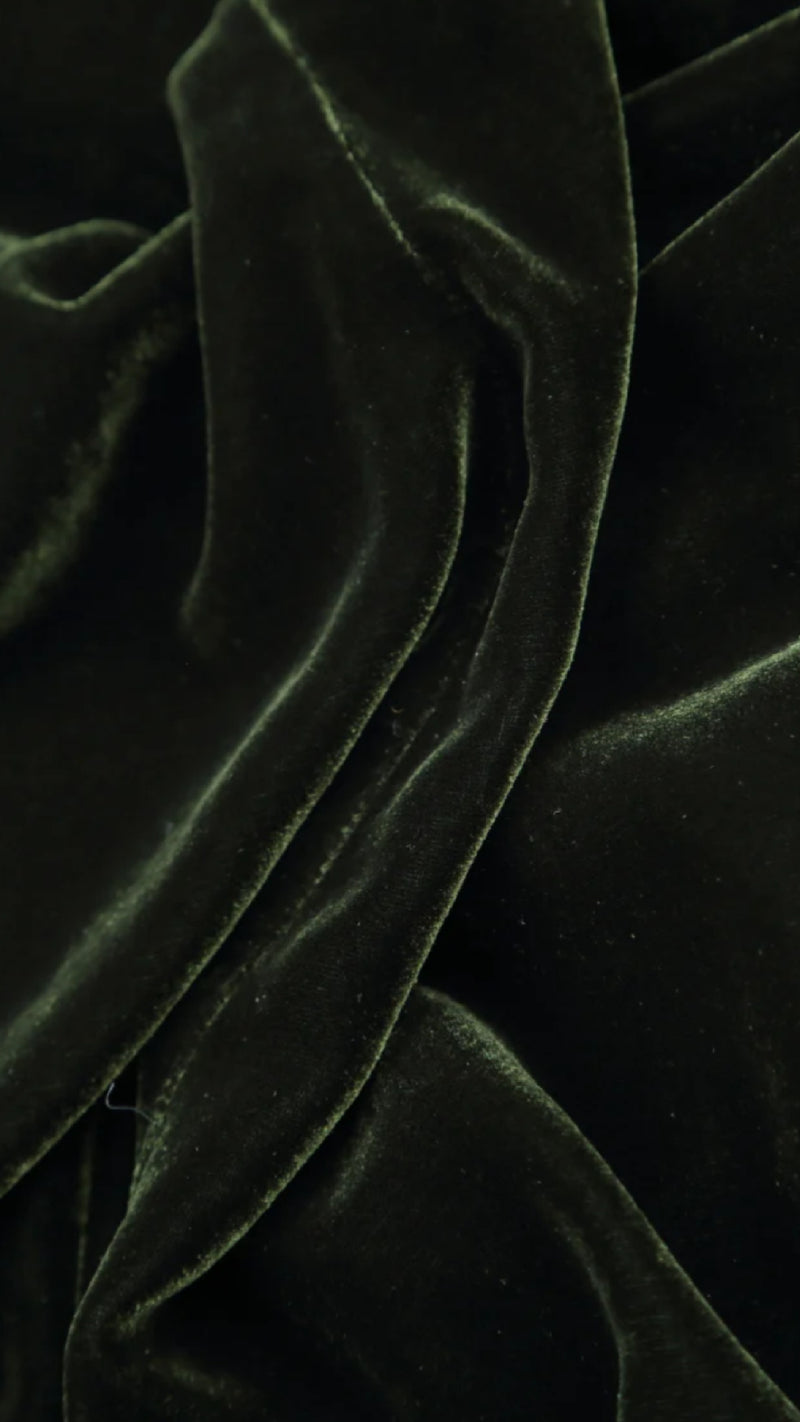 Loose Silk Velvet Trouser
