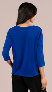 Revel Top Printed Pocket-Lapis/WingFall