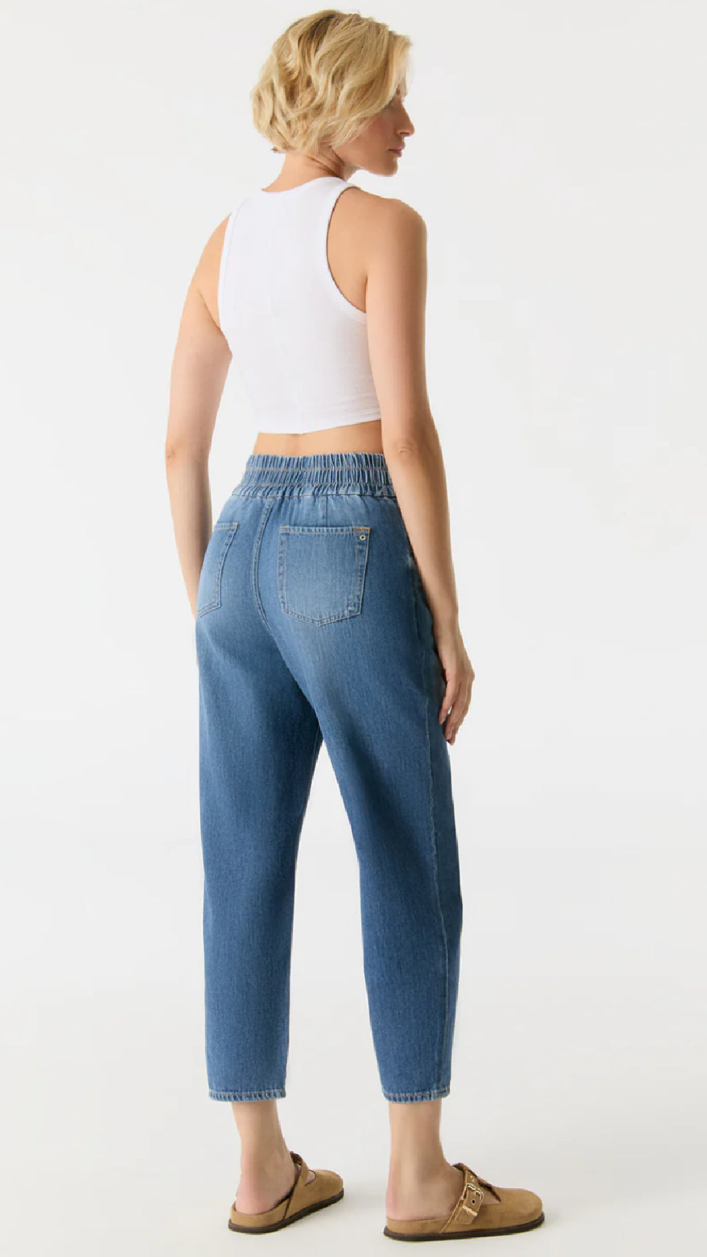 Jasmin Balloon Jean-Medium Blue