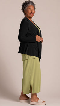 Splice Roll Neck Cardigan