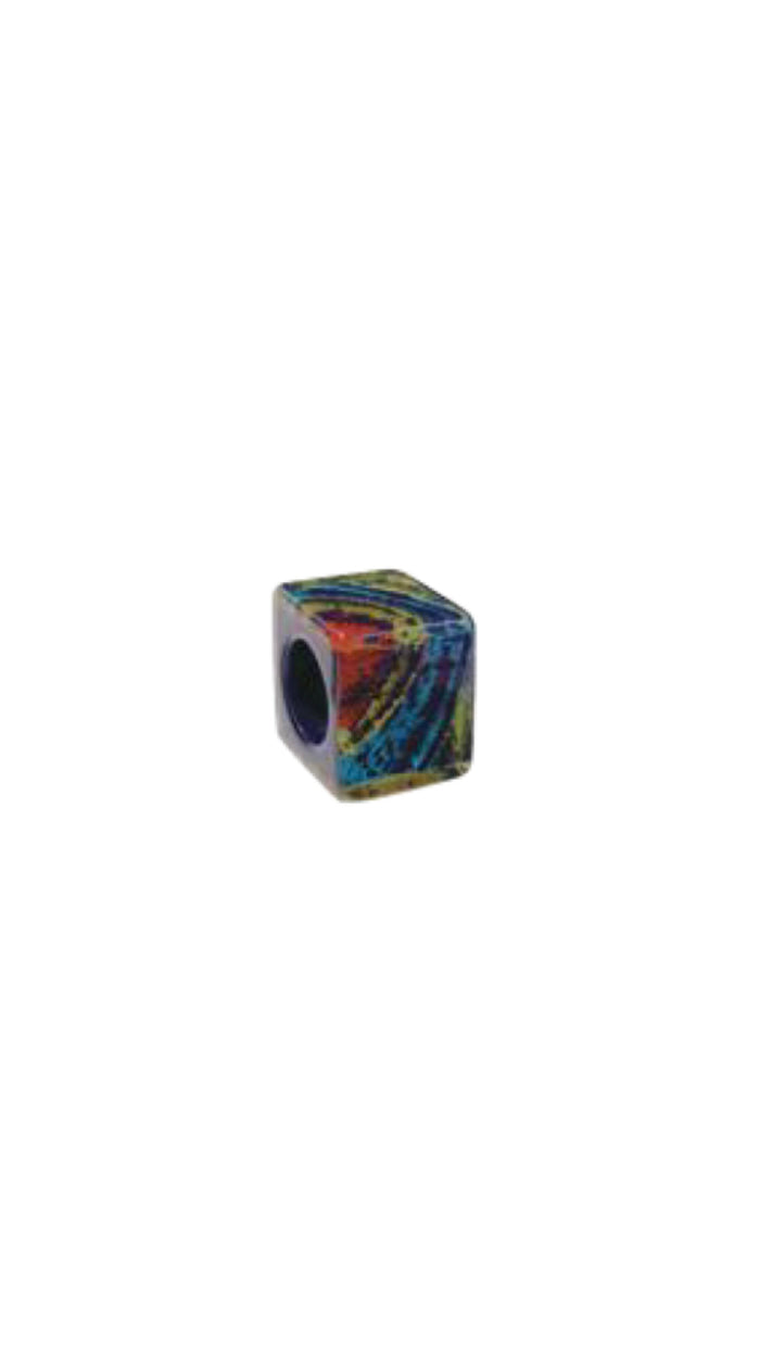 Bliss Beads (MUSEE Series) Cube Painted