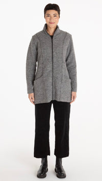 Zip Jacket-Boiled Wool