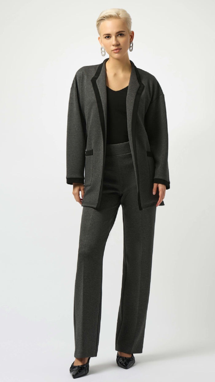 Joseph Ribkoff Scuba Jersey Wide Leg Pull On Pants