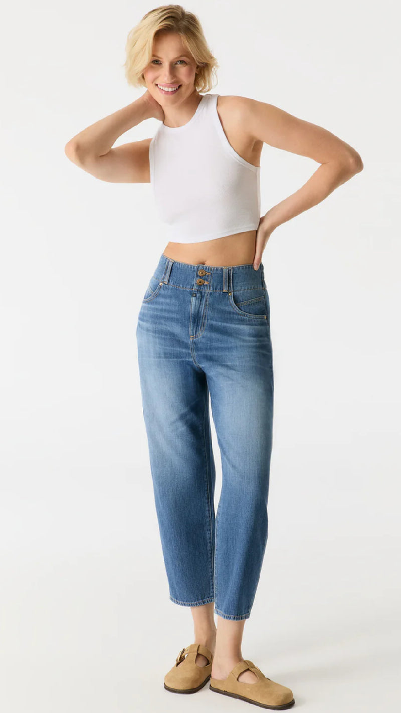 Jasmin Balloon Jean-Medium Blue