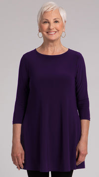 Trapeze Tunic, 3/4 Sleeve