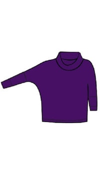 Slouch Sweat Shirt No Ties, 3/4 Sleeve (selected colour on sale)