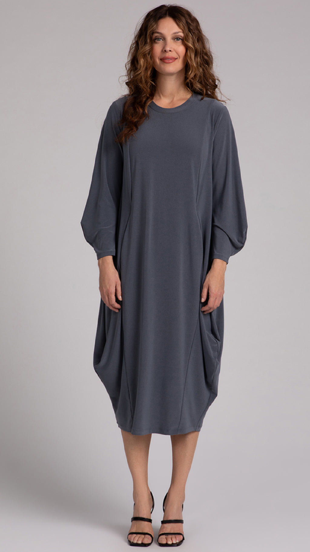 Easy Crew Neck Lantern Dress (Sale)