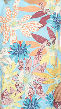 Inoah Short Sleeve Asymetrical Dress
