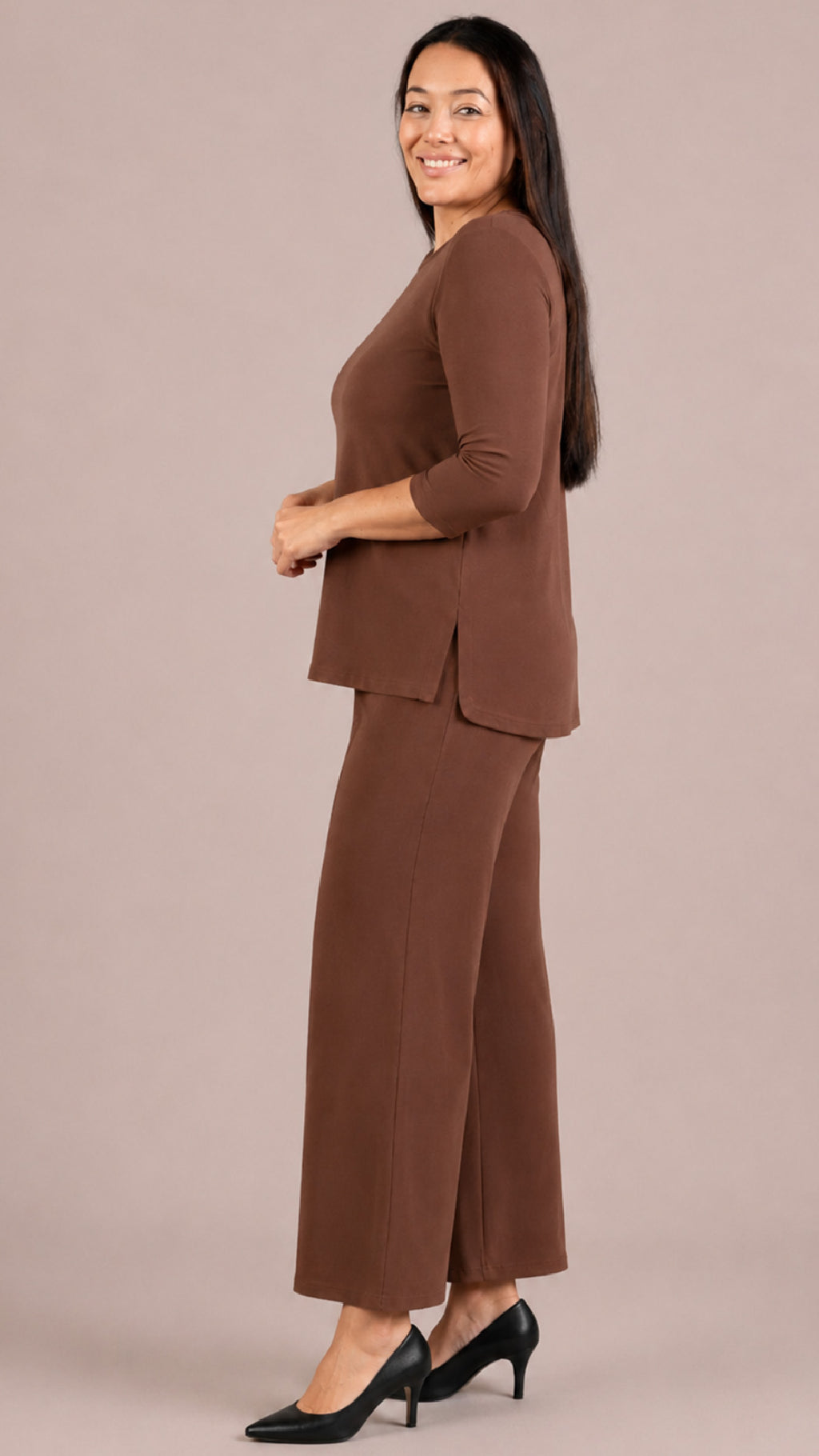 Go To Classic T-Relax, 3/4 Sleeve-Solid Colours (selected colours on Sale)