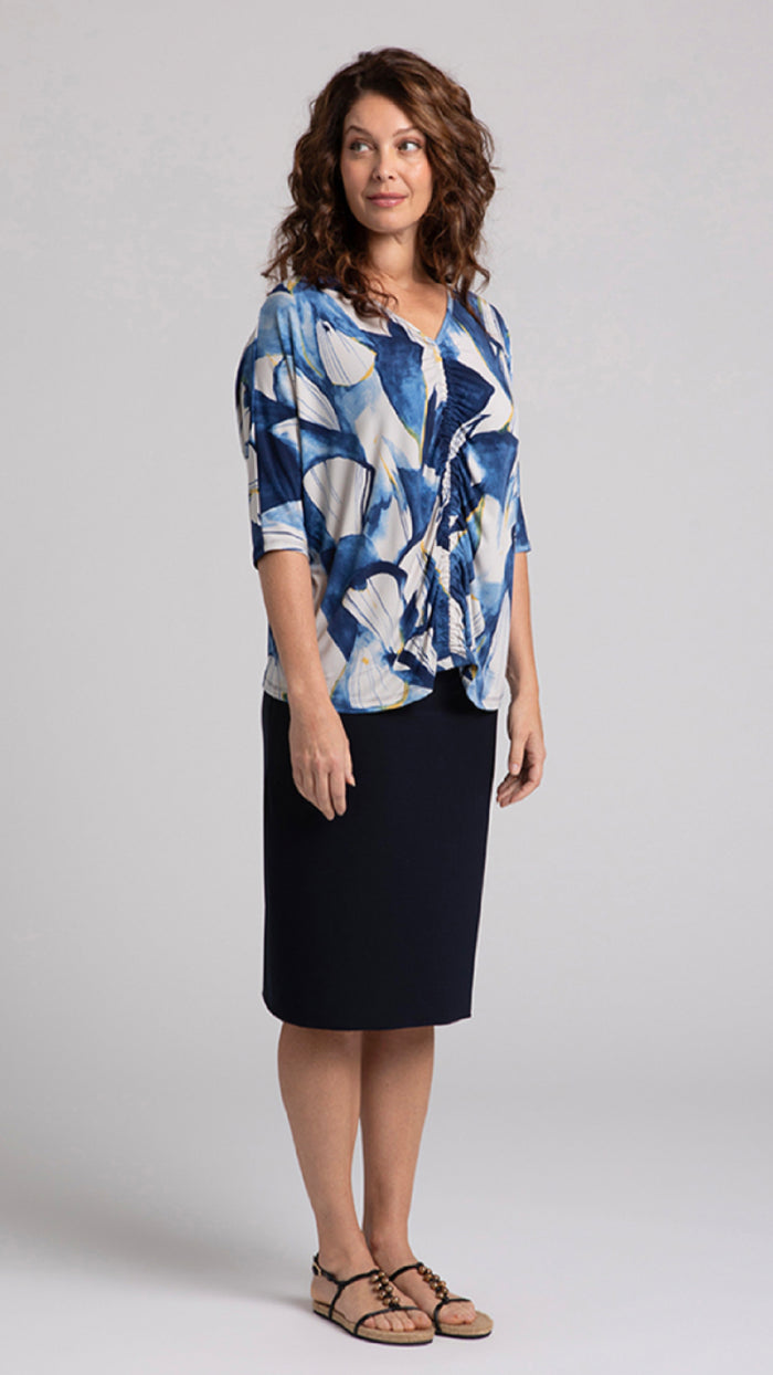 Fete Dolman Top-Watery Reflections (Sale)