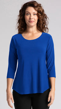 Go To Classic T-Relax, 3/4 Sleeve-Solid Colours
