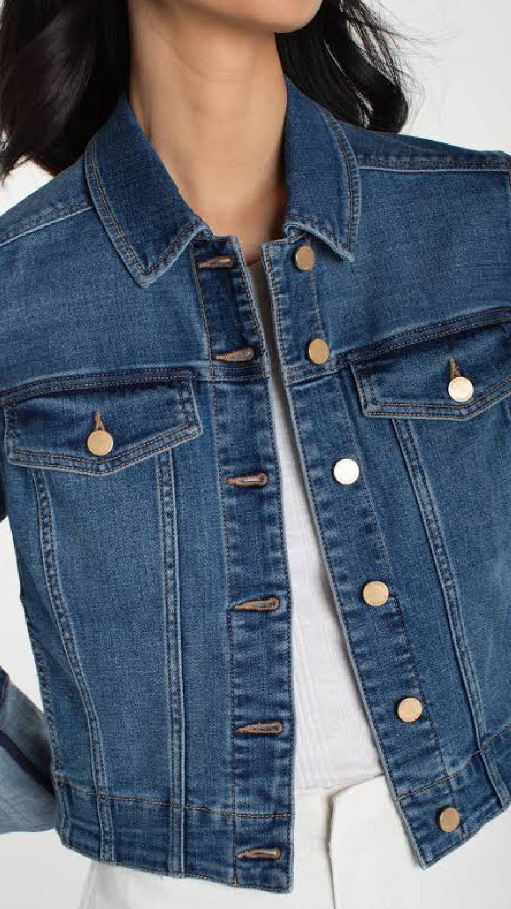 Bracelet Length High Cuff Trucker Jacket-West Ways