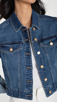 Bracelet Length High Cuff Trucker Jacket-West Ways