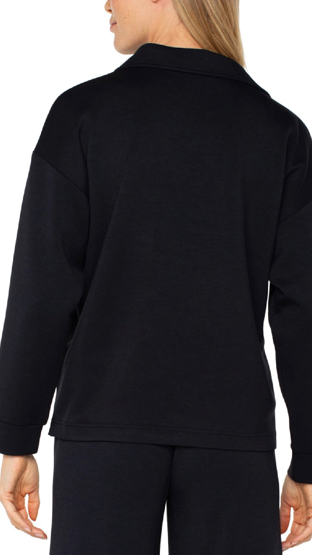 V-Neck Popover With Collar