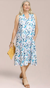 Sleeveless Deep V Dress Short