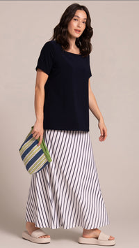 Soft Square Neck Top, Short Sleeves