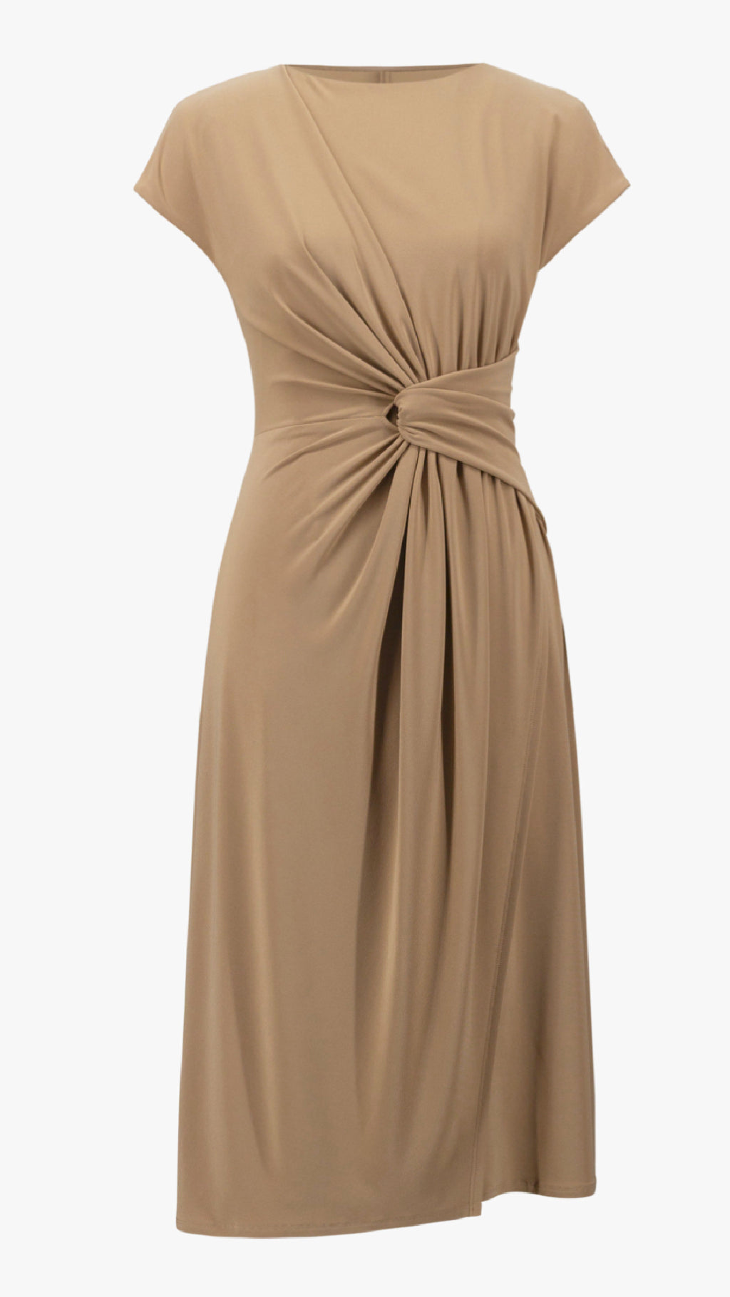 Joseph Ribkoff Silky Knit A Line Dress With Wrap Skirt (New Spring)